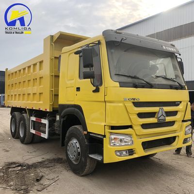 Camião Sinotruck usado HOWO Camião de descarga 6X4 20-30 toneladas Camiões de reboque Euro 2 Potência 351-450 cv