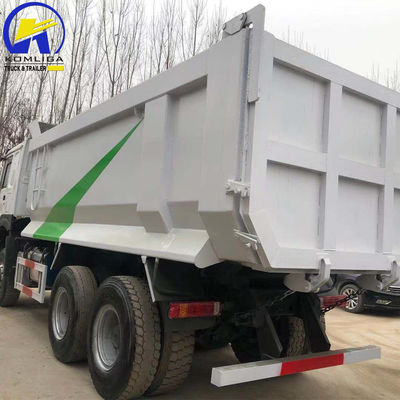 Caminhão usado Sinotruk HOWO 375HP 6X4 em forma de U com motor Wd615.47.D12.42