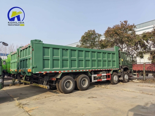 Amarelo 11500*2500*3400mm HOWO Sinotruk 8X4 371HP 400HP 430HP camião pesado