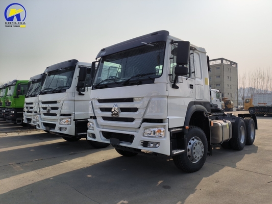 420HP Diesel Sinotruk HOWO 6X4 10 rodas Tractor Truck Trailer Head para Indústrias Finais