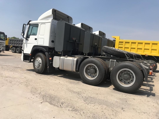 Em bom estado usado Sinotruk HOWO 6X4 Tractor Head Tractor Truck com motor D12.42-20