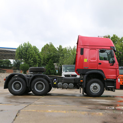 HOWO A7 10 rodas de reboque de caminhão de reboque cabeça com caixa de engrenagens Hw19710 e 315/80r22.5 Pneus