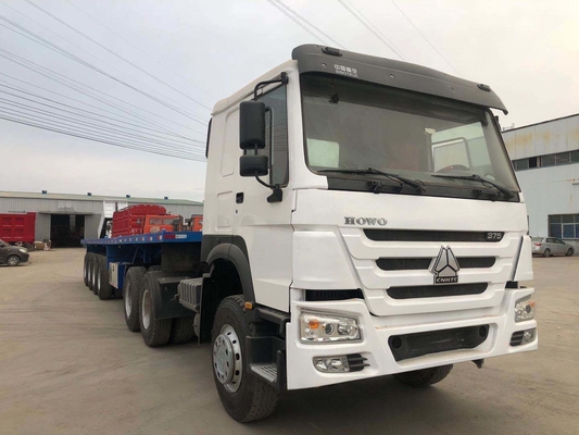 Sinotruk HOWO 371HP 6X4 10 Rodas Semi-reboque cabeça de carga tanque de descarga de descarga de reboque caminhão-trator