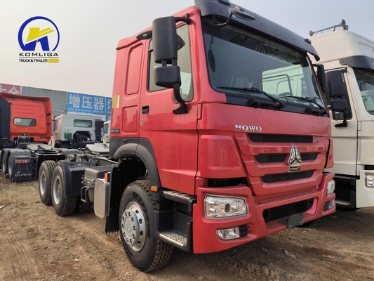 6*4 Cabeça de tractor-reboque com uma cabine para dormir e taxa de alta velocidade 3,7 Sem intermediários