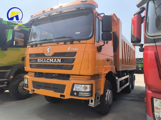 Utilizado Shacman 6X4 10 Wheels Tipper/Dump Truck com design de pneu radial e eixo traseiro Hc16