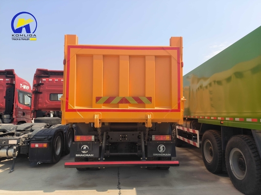 Utilizado Shacman 6X4 10 Wheels Tipper/Dump Truck com design de pneu radial e eixo traseiro Hc16