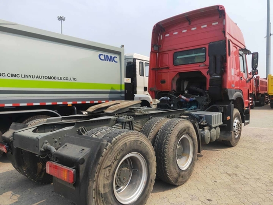 Sinotruk HOWO 6*4 Usado Trailer Head Tractor Capacidade de carga de caminhão 21-30t Potência 420HP