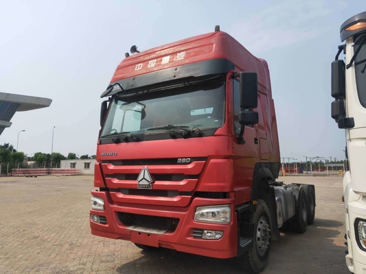 Sinotruk HOWO 6*4 Usado Trailer Head Tractor Capacidade de carga de caminhão 21-30t Potência 420HP
