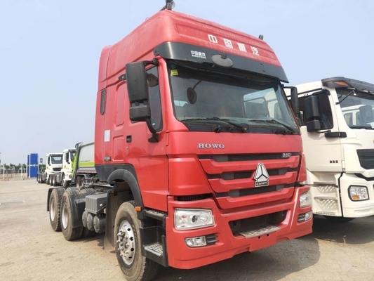 Sinotruk HOWO 6*4 Usado Trailer Head Tractor Capacidade de carga de caminhão 21-30t Potência 420HP
