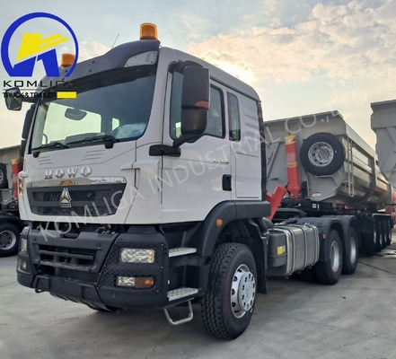 6X4 Roda motriz Sino Truck HOWO Trator Truck 6800*2500*3200mm com competitivo