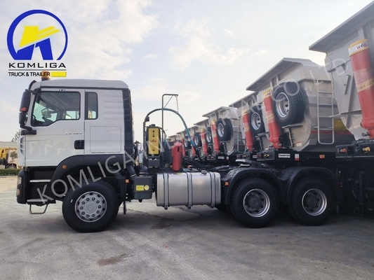 6X4 Roda motriz Sino Truck HOWO Trator Truck 6800*2500*3200mm com competitivo