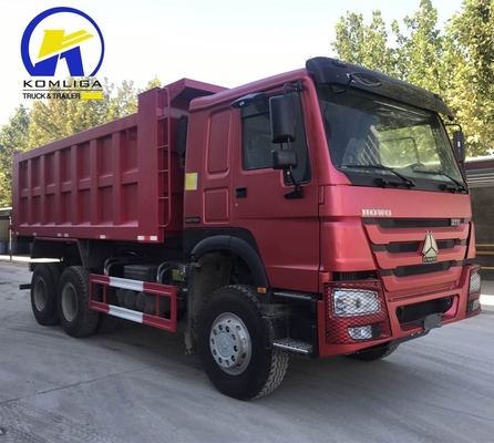 África Triturador Ventral Elevação Hidráulica HOWO camião de descarga Rhd LHD Triturador Sinotruck camião