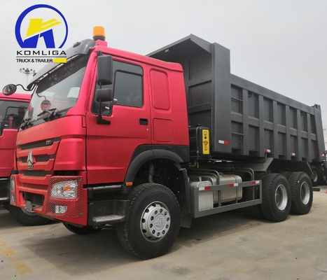 África Triturador Ventral Elevação Hidráulica HOWO camião de descarga Rhd LHD Triturador Sinotruck camião
