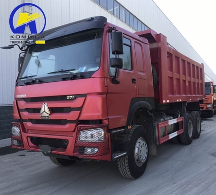 África Triturador Ventral Elevação Hidráulica HOWO camião de descarga Rhd LHD Triturador Sinotruck camião