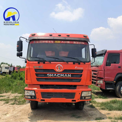 Usado Shacman 8X4 camião de descarga camião de carregamento com carregador ventral diesel de elevação hidráulica