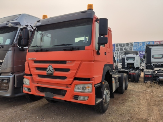Sinotruk HOWO usado Tractor Trailer Head Prime Mover 6X4 D12.42-20 Relação de velocidade do motor 3.7