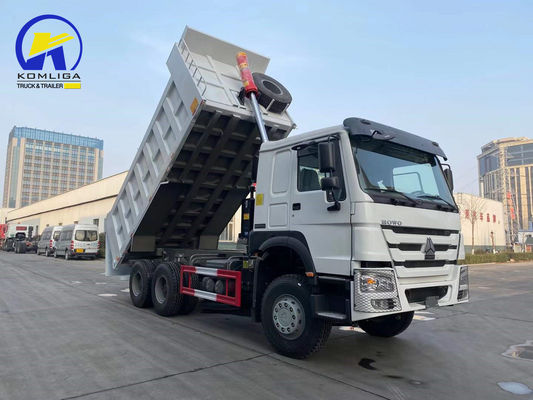 400HP Sinotruck HOWO Dump Truck 2023 com tanque de combustível de 300L e eixo dianteiro Hf9