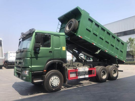 Caminhão de alta capacidade 6X4 371HP 375HP 10 Wheeler 30ton Sinotruk HOWO Tipper Dumper Dump