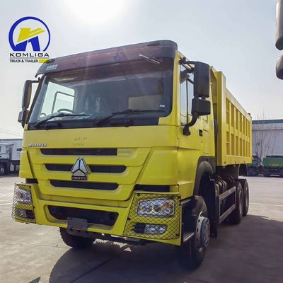 6X4 Heavy Duty HOWO Truck Tipper com levantamento hidráulico do tipper ventral na melhor das hipóteses