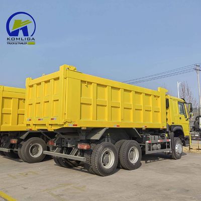 6X4 Heavy Duty HOWO Truck Tipper com levantamento hidráulico do tipper ventral na melhor das hipóteses