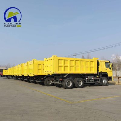 6X4 Heavy Duty HOWO Truck Tipper com levantamento hidráulico do tipper ventral na melhor das hipóteses