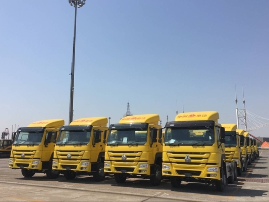 Hf9 eixo dianteiro Sinotruk HOWO 6X4 Camião rebocador Camião tractor usado com eixo traseiro de 16 toneladas