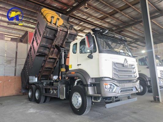 430 HP Sinotruck Hohan HOWO 6X4 Dump/Tipper Truck para a Arábia Saudita em 2023 Assentos vermelhos ≤5