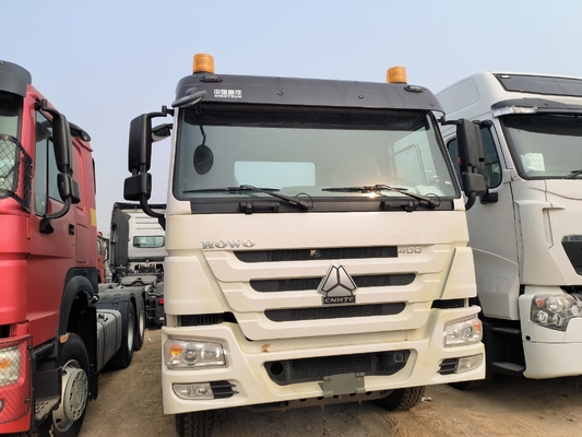 Direção Sinotruk HOWO 10 Rodas Mini Trator caminhão usado cabeça de reboque para cargas pesadas