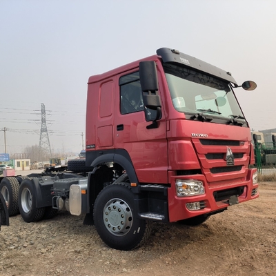 HOWO 6X4 diesel reboque usado trator caminhão eixo traseiro Hc16 motor Wd615.47 para o seu negócio