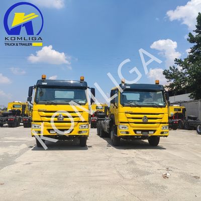 Customização Sinotruk HOWO Heavy Duty Truck Tractor Trailer Head com pneus ECE
