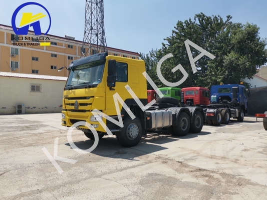 Caminhão de cabeça de reboque usado Sinotruk HOWO Trator de caminhão pesado para base de tração 50 /90