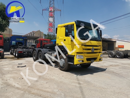 Caminhão de cabeça de reboque usado Sinotruk HOWO Trator de caminhão pesado para base de tração 50 /90