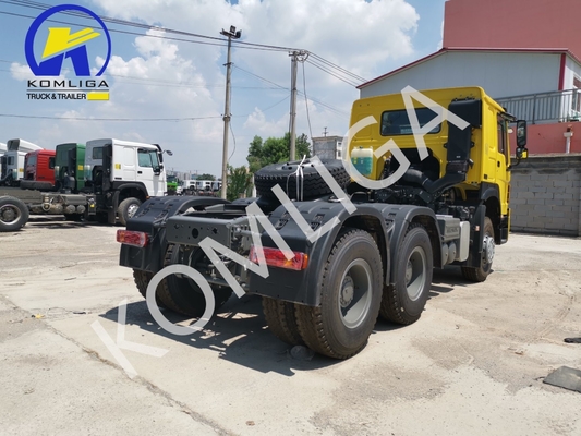 Caminhão de cabeça de reboque usado Sinotruk HOWO Trator de caminhão pesado para base de tração 50 /90