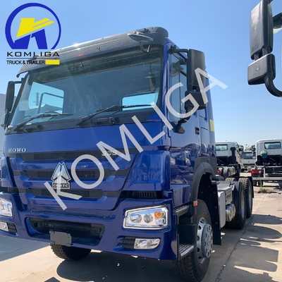 Requisito personalizado Cargo Cabeça de reboque de reboque usado Sinotruk HOWO Trator de caminhão pesado