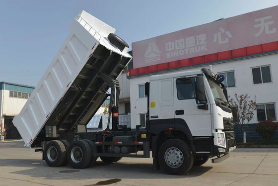 351-450hp 8L Capacidade do motor Sinotruk HOWO 6X4/8X4 A7/T7 10/12 Wheeler Dump Truck
