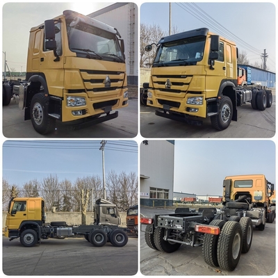 Usado Sinotruk HOWO T7 Hohan 6X4 10 rodas 340HP 380HP 400HP 430HP caminhão-trator com peças