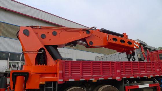 HOWO 6X4 Caminhão de carga com guindaste Caminhão montado guindaste 25-30 toneladas Capacidade de personalização
