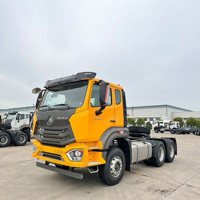 400HP HOWO T7 400HP Tractor Head Used Tractor Truck Ideal para transporte de carga de longa distância