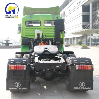 Cabina Hw76 Cabina Amarelo 6X4 10 rodas 380HP 400HP 420HP Cabeça Tractor Trailer Usado Tractor Truck