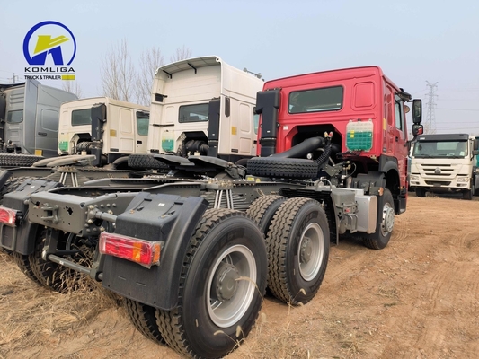 Sinotruk HOWO T7 Hohan 6X4 10 rodas 371HP 380HP 400HP e camião de tracção de reboque usado