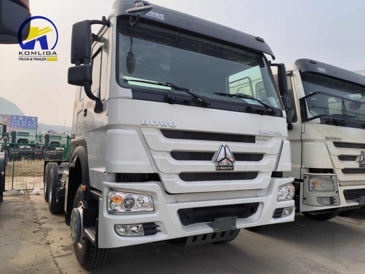 Sinotruk HOWO T7 6X4 400HP Prime Mover Usado Tractor Truck Head adaptado ao seu mercado