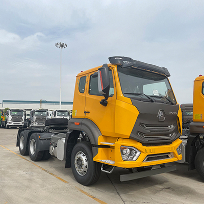 Sinotruk HOWO T7 6X4 400HP Prime Mover Usado Tractor Truck Head adaptado ao seu mercado