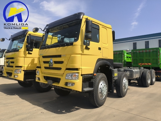 Sinotruk HOWO T7 8X4 400HP Tractor Truck Tractor Truck com balde 5600X2300X1500