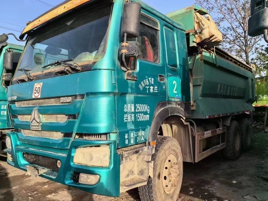 Caminhão Euro5 HOWO 6X4 original de descarga de descarga com cilindrada de motor a diesel &gt; 8 litros