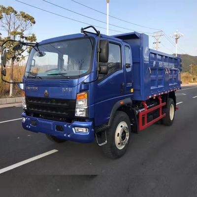 10 toneladas Euro II Sinotruk HOWO camião de descarga de 6 rodas com capacidade de carga de 5 metros cúbicos