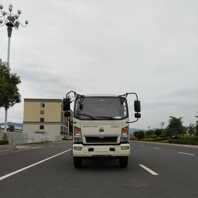 Sinotruk HOWO Homan 4X2 Pequeno Mini 6 Wheeler Dumper Truck com pneus sem tubos em vermelho