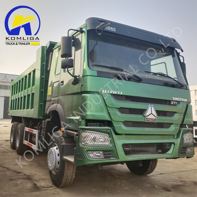 2020 Ano 371HP 6X4 Usado HOWO Dump Truck para o mercado da Zâmbia Roda motriz LHD/Rhd