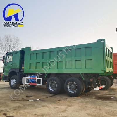 2020 Ano 371HP 6X4 Usado HOWO Dump Truck para o mercado da Zâmbia Roda motriz LHD/Rhd