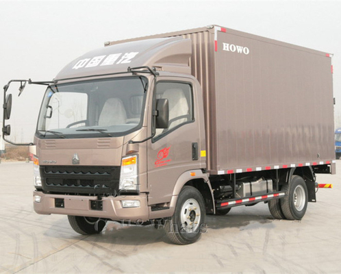 4.2 toneladas de eixo traseiro Sinotruk HOWO Cdw Mini Van Box 4X2 Cargo Truck com capacidade de carga de 1-10 t