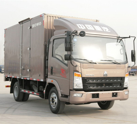 4.2 toneladas de eixo traseiro Sinotruk HOWO Cdw Mini Van Box 4X2 Cargo Truck com capacidade de carga de 1-10 t